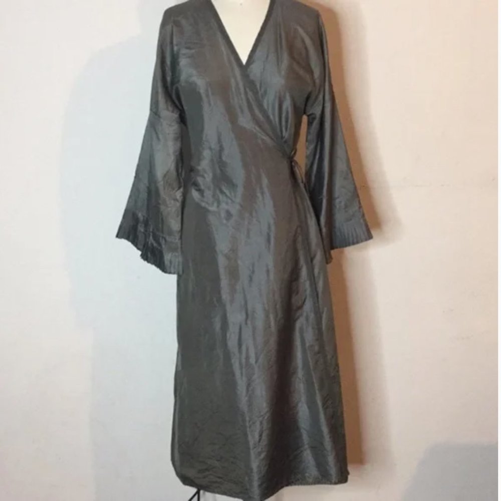Gorgeous + Rare Dosa Silk Wrap Dress